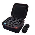 INF Nintendo Switch Case, Tragekoffer mit Hartschale, Schwarz mit roten Details, 28 x 25.5 x 11.8 cm, 746 g