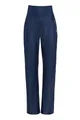 WINSHAPE Damen Functional Comfort Wide Leg Pants CUL105C “High Waist” im Jeans Print, Soft Style, Fitness Freizeit Dance
