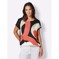 creation L Klassische Bluse Schlupfbluse beige|braun 40