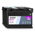 Exide 72Ah Autobatterie EK720 AGM EN760A 12V Start-Stop Starterbatterie PKW