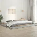 vidaXL Massivholzbett 200x200 cm Kiefer