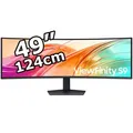 Samsung Monitor ViewFinity S9, S49F950UAU, 49 Zoll, DQHD 5120 x 1440 Pixel, 5 ms, 120 Hz, Curved