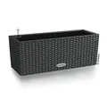 Lechuza "BALCONERA Cottage 50" Pflanzgefäß mit ERD-Bewässerungs-System, Granit, 50 x 19 x 19 cm