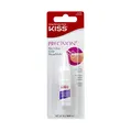 KISS Nagelkleber PRECISION mit Dosierspritze 3g – Schnelltrocknender Nagelkleber zum Aufkleben und Reparieren von Kunstnägel - transparent