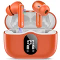 Btootos Bluetooth Kopfhörer, Kopfhörer Kabellos Bluetooth 5.4 Sport In Ear Kopfhörer mit 4 Mikrofon, 40 std Spielzeit, LED-Anzeige, ENC Lärmreduzierung, Tiefer Bass Ohrhörer für Arbeit und Studium
