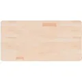 vidaXL Waschtischplatte 100x50x1,5 cm Massivholz Unbehandelt