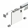 HELM GT-L 80 Garnitur Edelstahl Effekt, 3000 mm, Wand