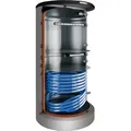 1000 Liter Junkers Bosch Pufferspeicher Stora BHS 1000-6 ERZ 1 B, silber