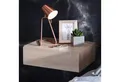 FINEBUY Nachtschrank SuVa11921_1 Wandregal mit Schublade Nachtkommode hängend schwebend (Nachtkästchen mit Schublade, Nachtschrank Modern) Nachttisch für Wandmontage 46x15x30cm Sonoma