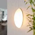 Wandleuchte Lucande, Jemima, dimmbar, Weiß, für Wohnzimmer, Glas, Modern - 12 - 24