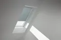 VELUX Sichtschutzrollo blaugrau uni manuell Rahmen aluminium RFL PK08 4170S