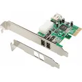 DAWICONTROL DC-1394 PCIe Blister 2+1 Port FireWire 400 1394a PCI-Express x1 Controller Texas Instruments Chipset Low-Profile