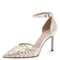 Tamaris Damen Pumps mit Stilettoabsatz, weiß, 38 EU