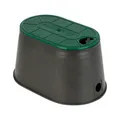 Ventilkasten als Wasserzählerschacht oval