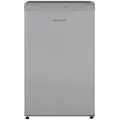 TELEFUNKEN Kühlschrank mit Gefrierfach (nur für Eiswürfel) | Freistehend | 89 Liter Nutzinhalt | Kühlschrank klein mit Gemüsefach | LED-Beleuchtung | Türanschlag wechselbar | CF-33-101-S2 silber