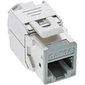 INLINE Keystone RJ45 Buchse, geschirmt, Cat,6A, grau 8er Pack
