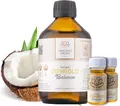 Mundziehöl 250 ml + 2x 20 ml Reisegrößen – Ayurvedisches Ölziehen Bio Zahnöl – COSMOS ORGANIC zertifiziert – ZIEHGOLD BALANCE von Himalaya’s Dreams®