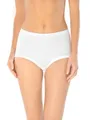 Schiesser Original Classics Damen Taillenslips mit Tunnelbündchen, 100% Baumwolle, Feinripp (DE/NL/SE/PL, Numerisch, 40, Regular, Regular, weiß)