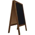 ALLboards Kundenstopper mit lackiertem Holzrahmen 100x60cm, Werbetafel, Gehwegaufsteller, Aufsteller, Straßenreiter, Kreide