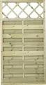 Plus Zaun Bergen mit Rankgitter 90 x 165 cm Druckimprägniert
