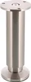 WAGNER Möbelfuß / Verstellfuß DESIGN - Ø 40/60 x 150-170 mm, Edelstahl-Optik, inkl. Anschraubplatte Ø 60 mm - 12038001