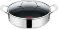 Tefal Servierpfanne E320789 | 25 cm Edelstahl Antihaft | Induktion | mit Deckel | Jamie Oliver Edition | silber | 2024