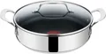 Tefal Servierpfanne Jamie Oliver Servierpfanne mit Deckel 25cm, Edelstahl 18/10, für alle Herdarten, Antihaft Beschichtet