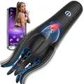 Tagnaff KI-Interaktion Masturbieren für Männer Penis Eichel Stimulator, 10 Zungenleck- und Vibration Sex Spielzeug für die Männer, Vibratorensets mit 36 ​​3D-Partikeln Masturbatoren Sexspielzeug
