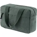 Große Cord Kosmetiktasche Damen Reise Make-up Tasche Grün