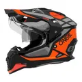 O'Neal Sierra R Enduro MX Motorrad Helm schwarz/grau/orange 2026 Oneal M (57-58cm) Unisex