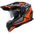 ONeal Sierra R, Endurohelm - Matt Orange/Schwarz/Grau - M