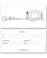 Frank Paperman® | 120x Gutschein für Kunden | Gastronomie | Gutschein Restaurant als Geschenkkarten | Gutschein Vordruck | DIN Lang