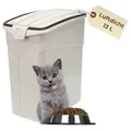 Futtertonne Luftdicht mit Deckel Futtertonne Hund Katze Hundefutter Aufbewahrung Trockenfutter Aufbewahrung Futterbox Hund Hundefutter Box 13 L