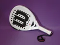 Wilson Padel-Schläger Bela LT V2.5, Carbonfaser/EVA, 355 g, Weiß Padelschläger