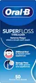 Oral-B SuperFloss Zahnseide 50 Fäden Brücken und Implantate reinigen