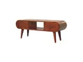 mukuhi Lowboard TV Lowboard Mango Massivholz Chestnut 2 Schubladen 100 cm