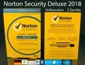 Norton Security Deluxe 2018 Vollversion Box 3 Geräte inkl. Antivirus OVP NEU