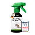 RepellShield® Rattenabwehr & Mäuseabwehr Spray -250ml- Mäuse Abwehrmittel zum Mäuse vertreiben - hält Ratten & Nagetiere fern, Nicht färbend, Pfefferminzöl Duft