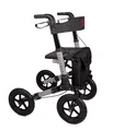 Gelände Outdoor Reise Rollator AT51036 luftbereift MINIPACKMAß superleicht 3fach faltbar