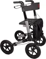 Antar Reise-Rollator mit Luftbereifung, mehrfach faltbar für den Transport. AT51036