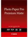 Canon PM-101 Pro Premium Druckerpapier A3 20 Blatt 210g/m² matt | Druckerzubeh