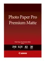 Canon Fotopapier PM-101 DIN A3 matt 210 g/qm 20 Blatt