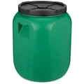 Garronda Regentonne Weithalsfass 60 Liter Plastikbehälter mit Deckel GD-0142, 60 l, BPA-Frei grün 60 l