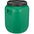 Garronda Weithalsfass 60 Liter Futtertonne Mit Deckel Ohne Dichtung– Bpa-freier Hdpe Futterbehälter Für Wasser, Lagerung, Tierfutter, Sauerkraut Und Gurken Gd-0142