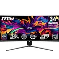 MSI MPG 341CQPX QD-OLED 34 Zoll UWQHD Curved Gaming Monitor - 3440 x 1440(21:9) QD-OLED Panel, 240Hz / 0.03ms, 99.3% DCI-P3, ΔE≤2, DisplayHDR True Black 400, DP 1.4a, HDMITM, USB Type CF (PD: 98) W
