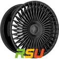 4x Keskin KT X1 Exclusive black painted 8.5x19" ET40 LK5 108 ML 72.6 Alufelge...
