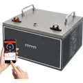 Syntrox Energy LiFePO4 Batterie 150Ah 12V Untersitz mit BMS Bluetooth - Gold