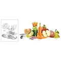 Bosch MUZ5VL1 VeggieLove Set Durchlaufschnitzler inkl. 5 Scheiben fr MUM5