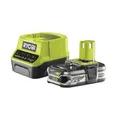 Ryobi Set 2,5 Ah Akku & Schnellladegerät ONE+ Ersatzakku Original Starter Set