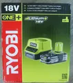 Ryobi RC18120-125 18 V/2,5 Ah Starterset ONE+, Akku und Schnellladegerät
